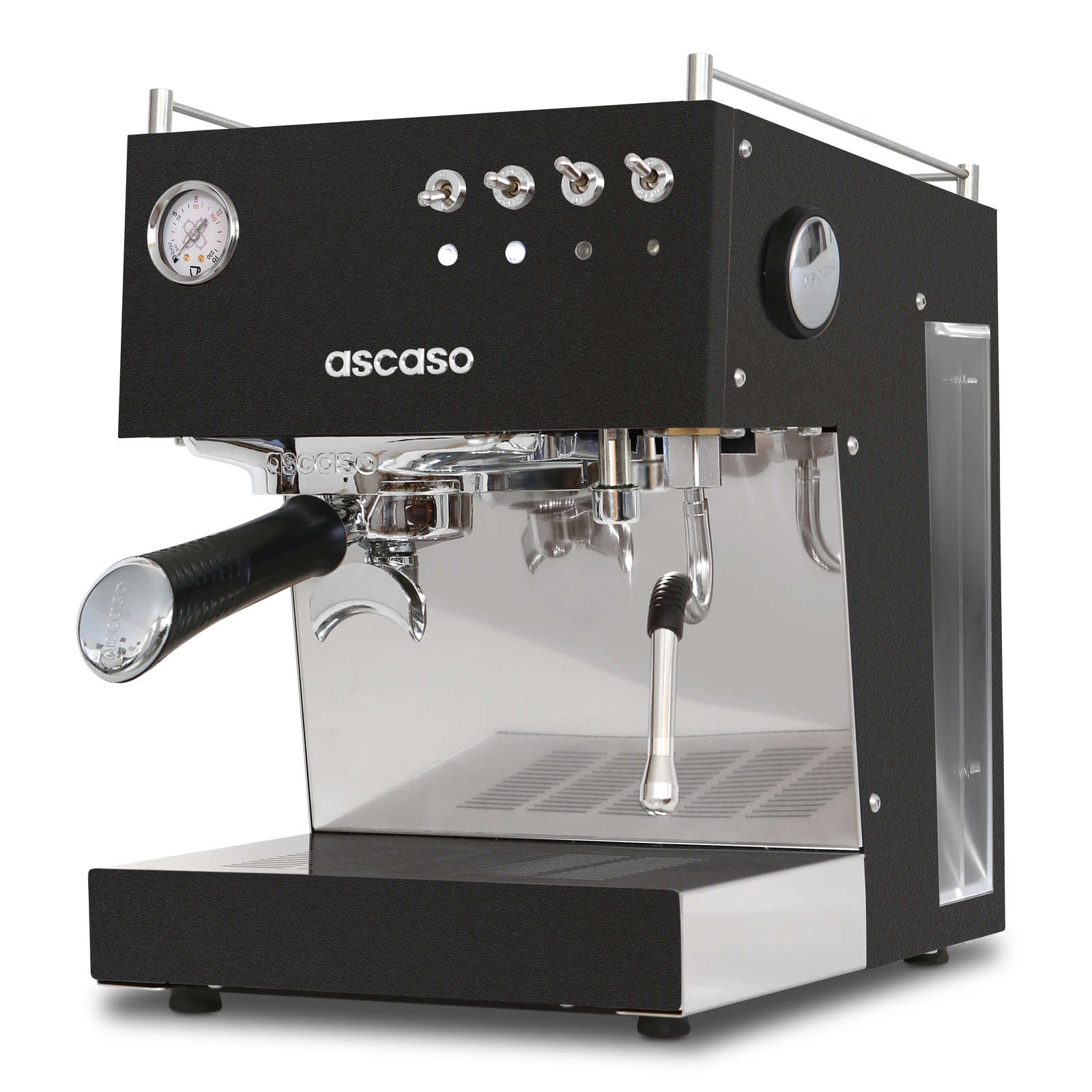 Black „Ascaso“ Steel DUO from the front and side