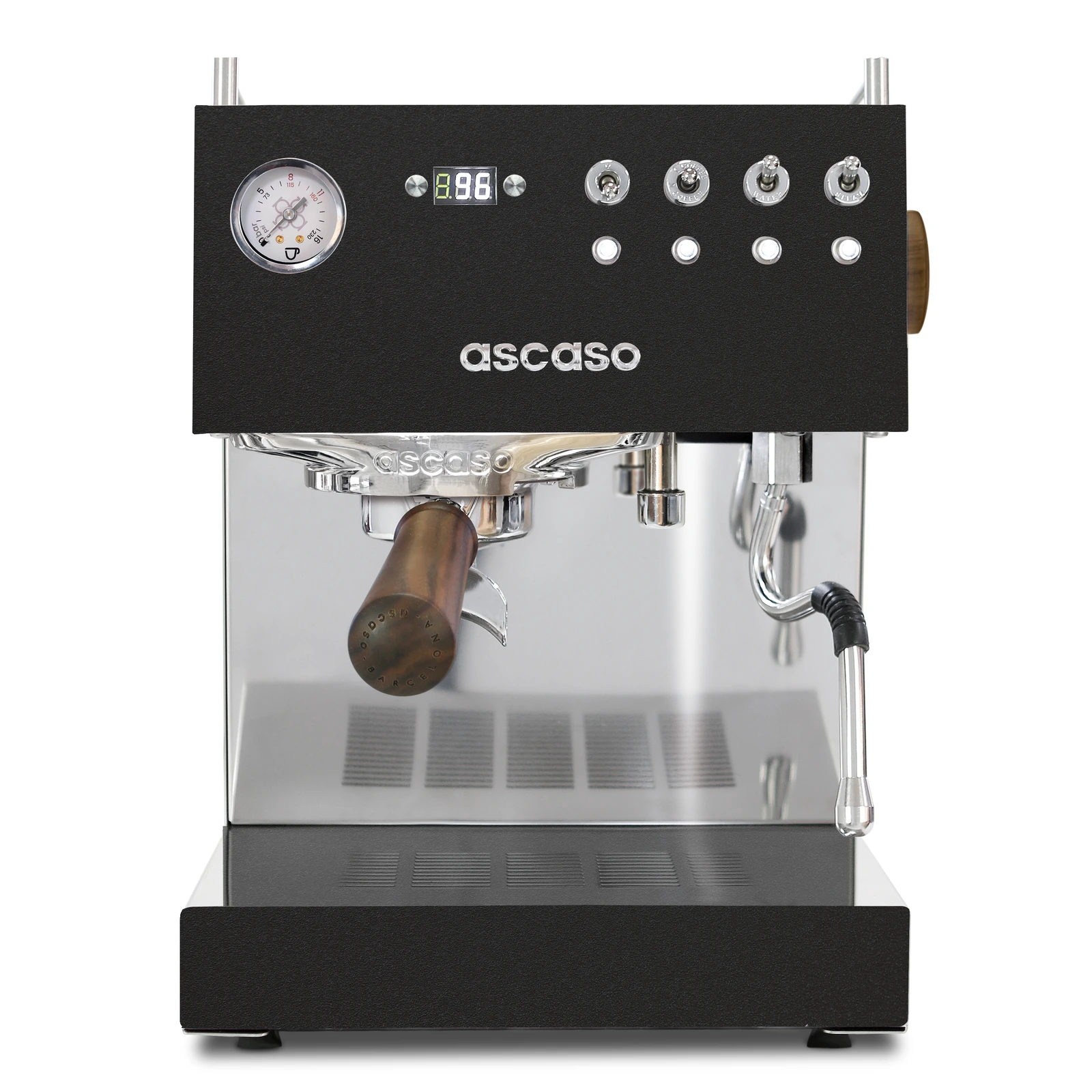 Black „Ascaso“ Steel DUO PID from the front
