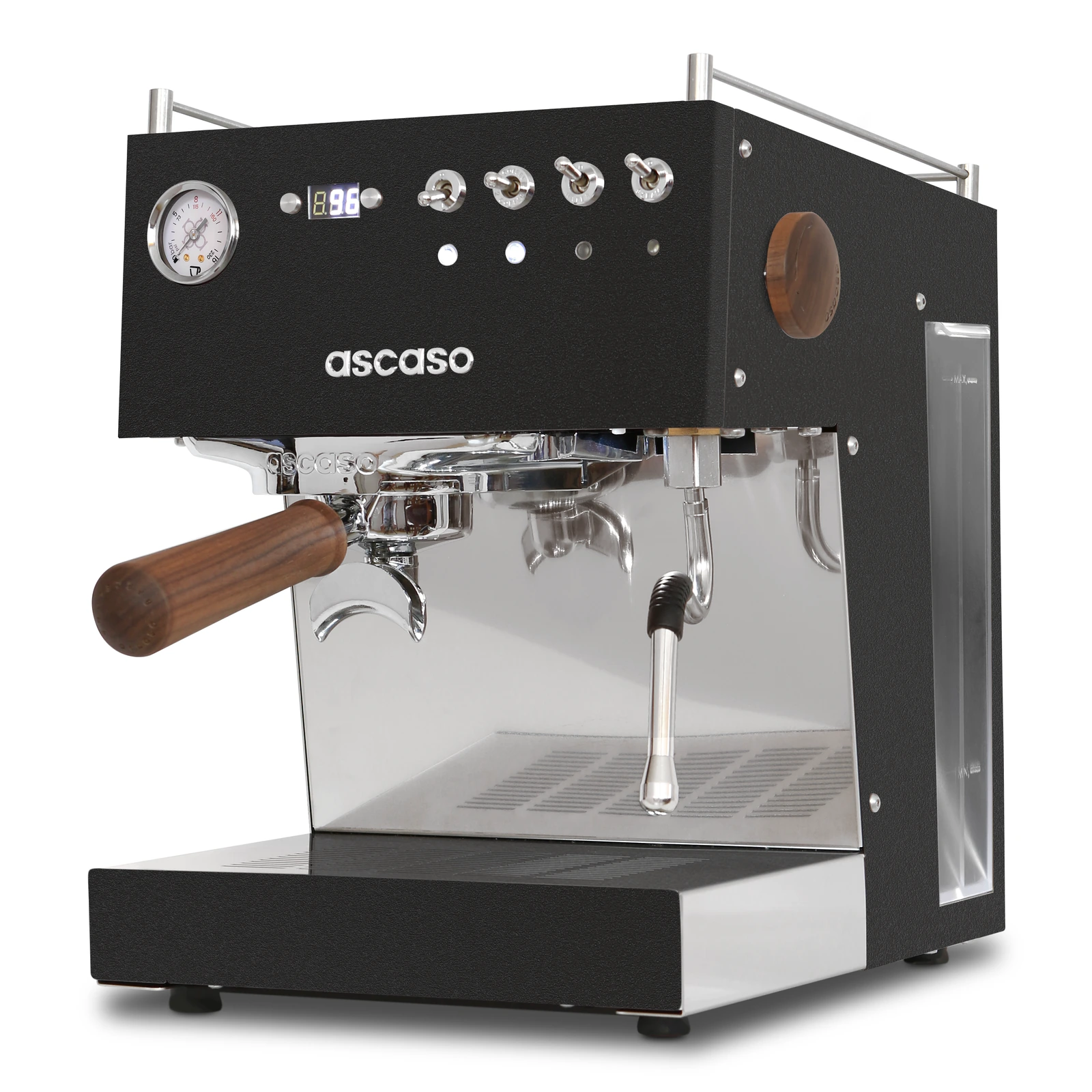 Black „Ascaso“ Steel UNO PID from the front and side
