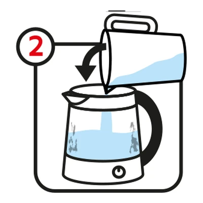 Step 2: the solution is heated in the kettle
