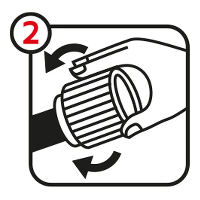 Step 2: the steam valve is opened and closed