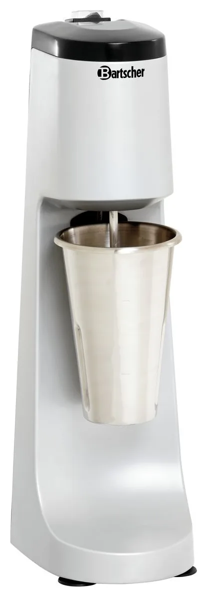 „Bartscher“ Drink Mixer 650 ml with the stainless steel cup on the cup holder