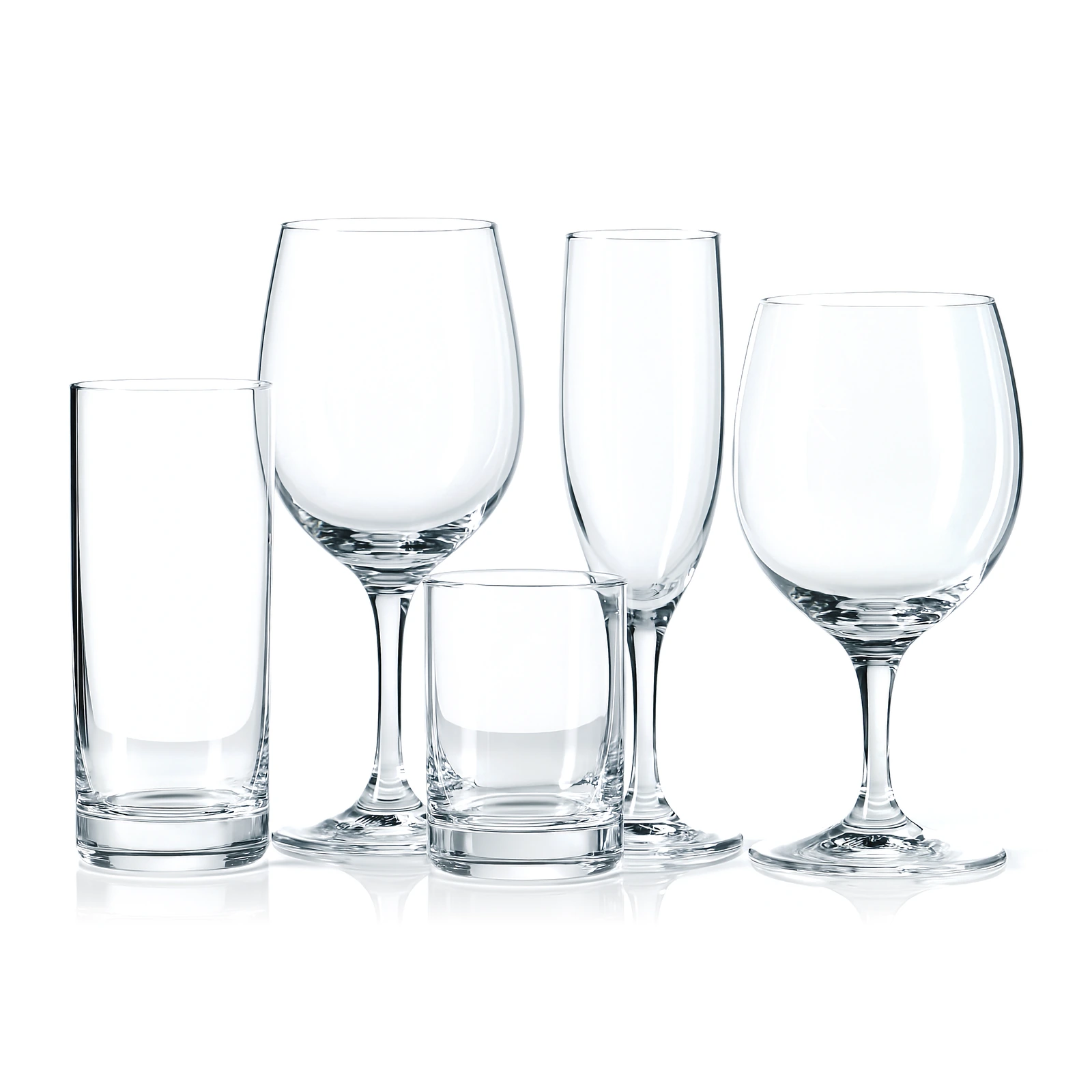 Clean stemware and tumblers