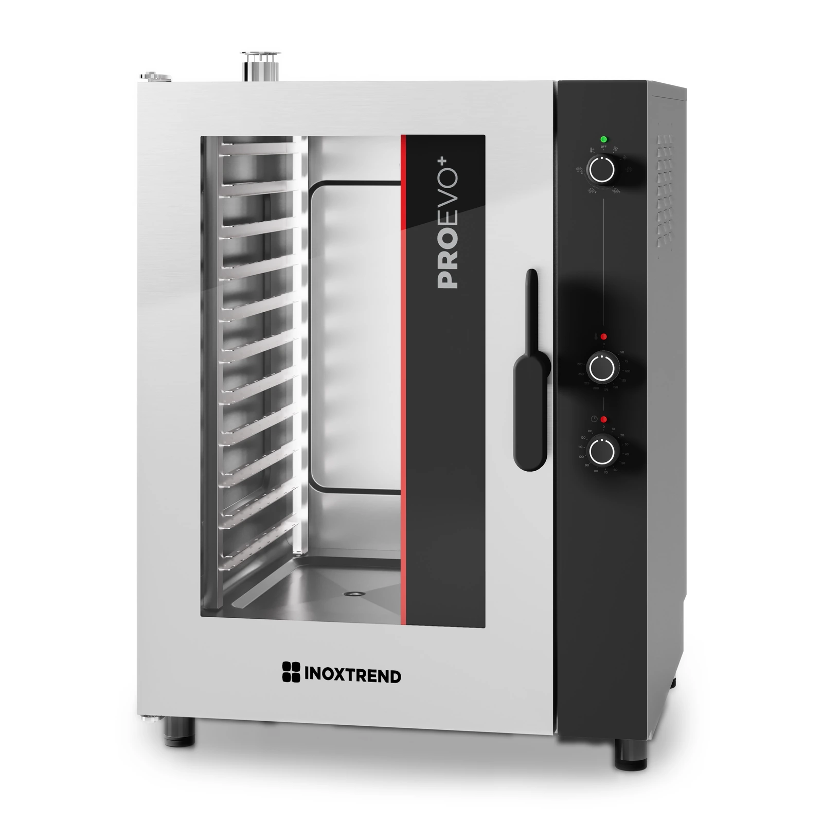 „Inoxtrend“ ProEvo Plus PPDA 111E — elektrinė konvekcinė garo krosnis 11 GN 1/1 skardų su mechaniniu valdymu